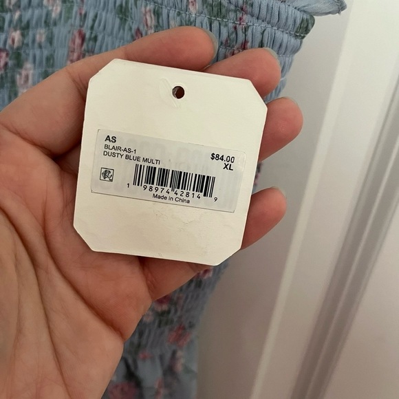 NEW Altar’d State Blue Floral Maxi Dress Size XL NWT - Picture 5 of 7